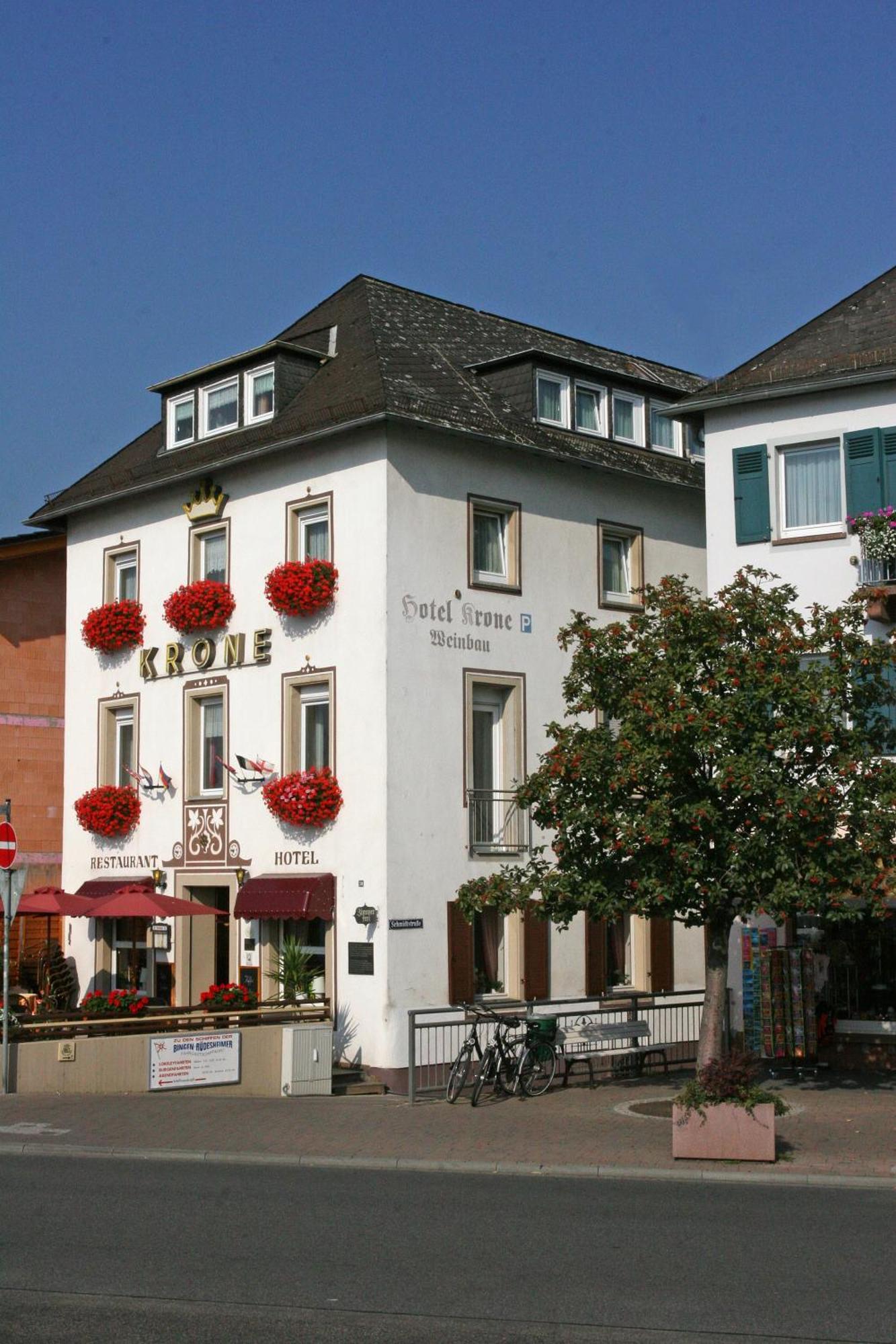Hotel Krone Ruedesheim روديسهايم ام رين المظهر الخارجي الصورة